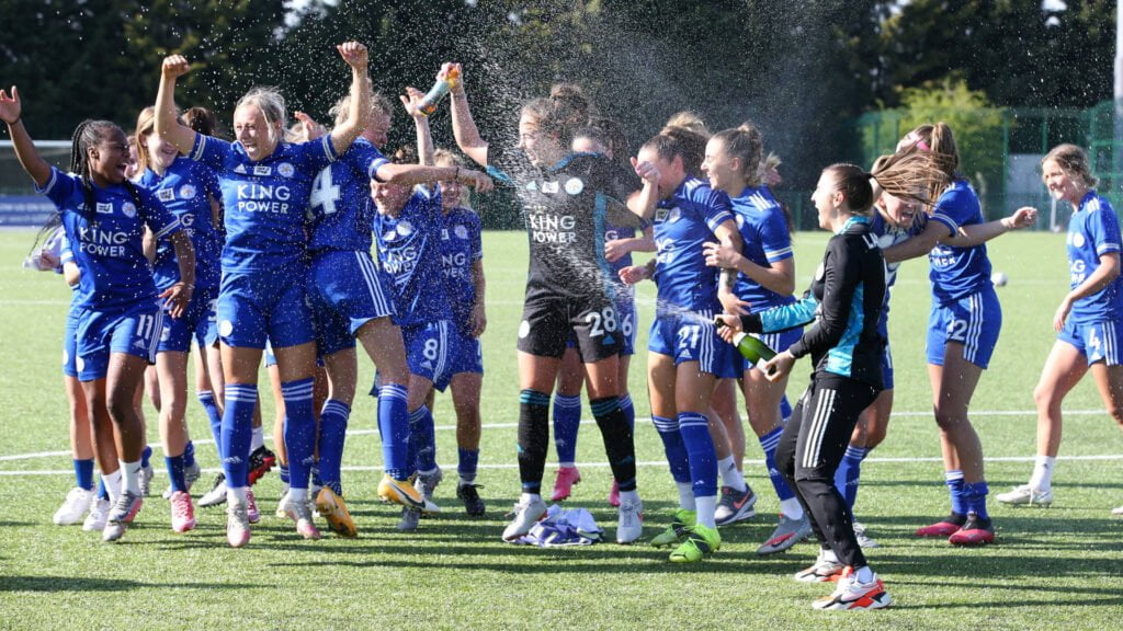 women's soccer news leicester city women promoted 