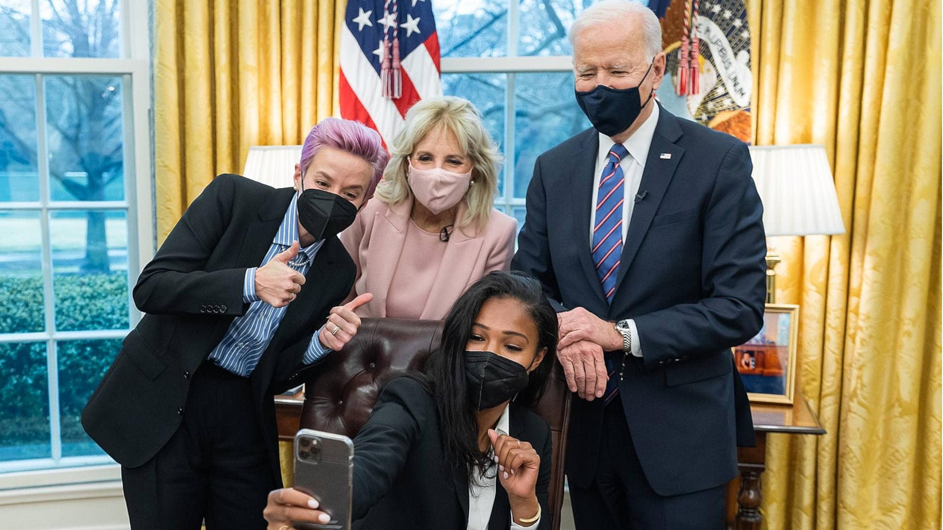 uswnt equal pay day at white house