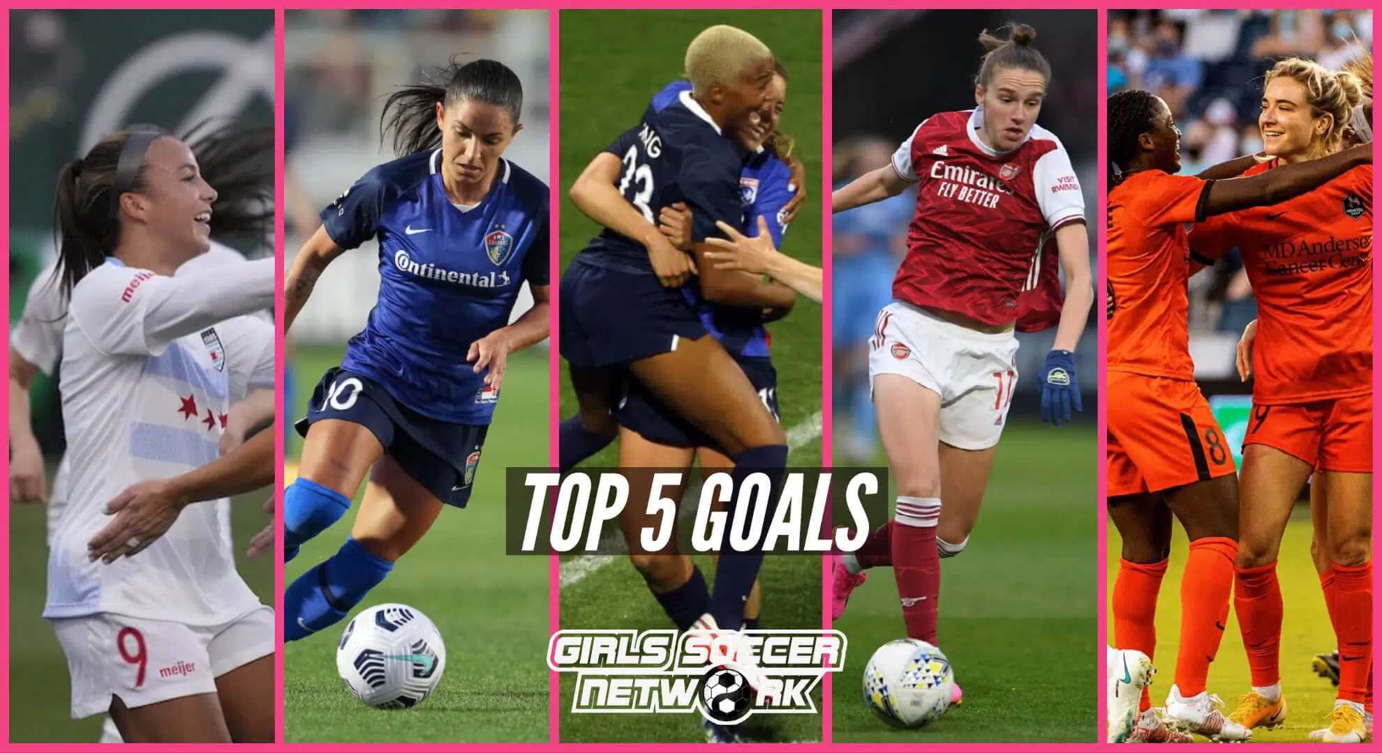 best women's soccer goals of the week