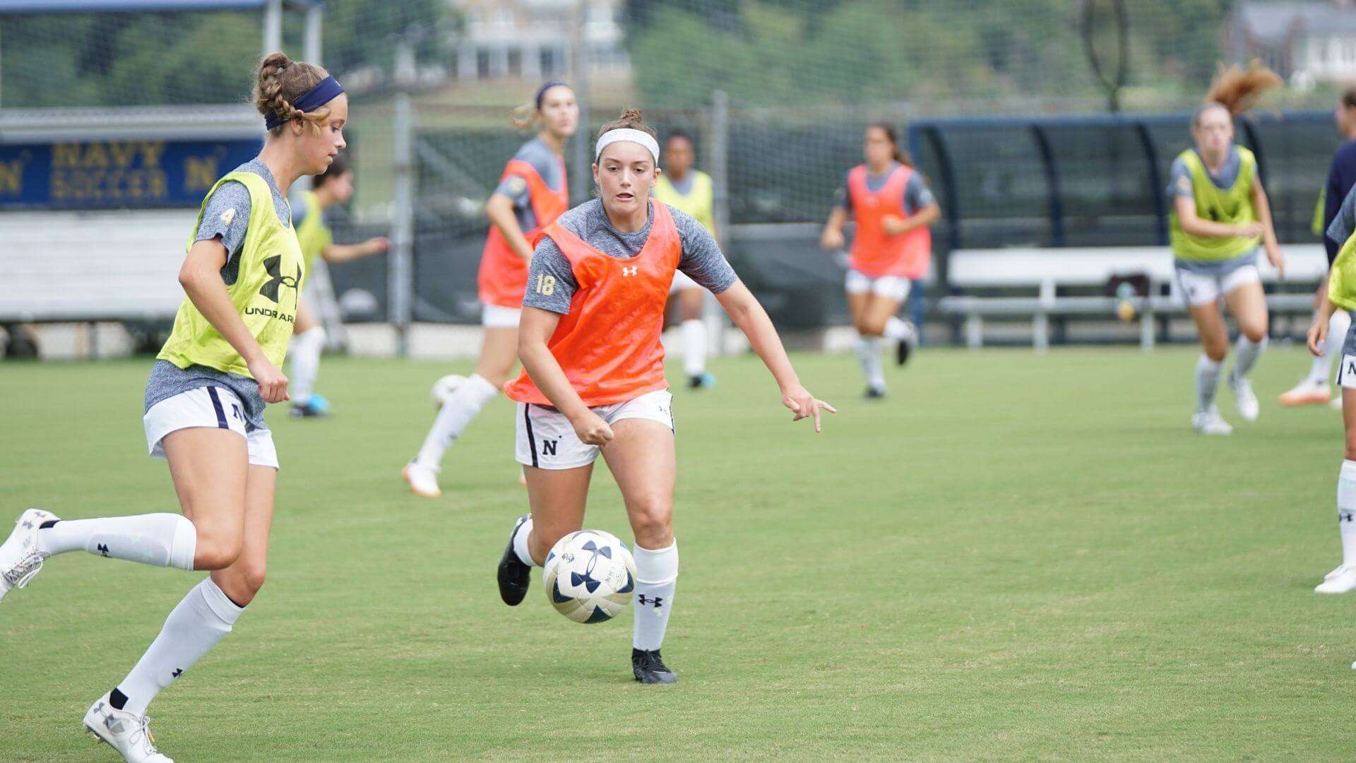 College soccer and pre-season can be challenging for new players.