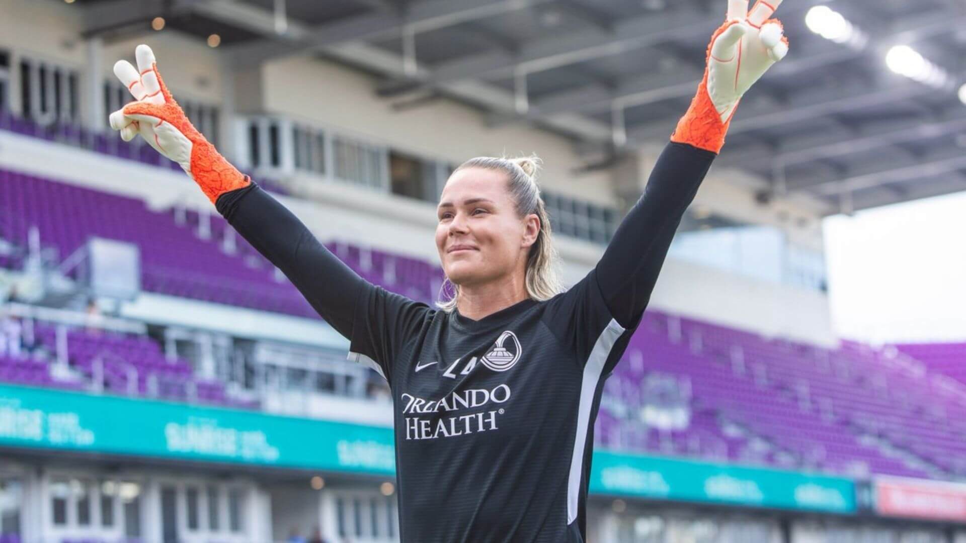 Ashlyn Harris has been in great for this season for the Orlando Pride