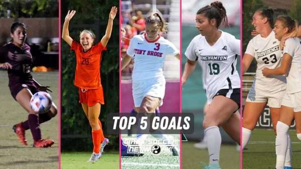 The best women's soccer goals this week come from the NCAA