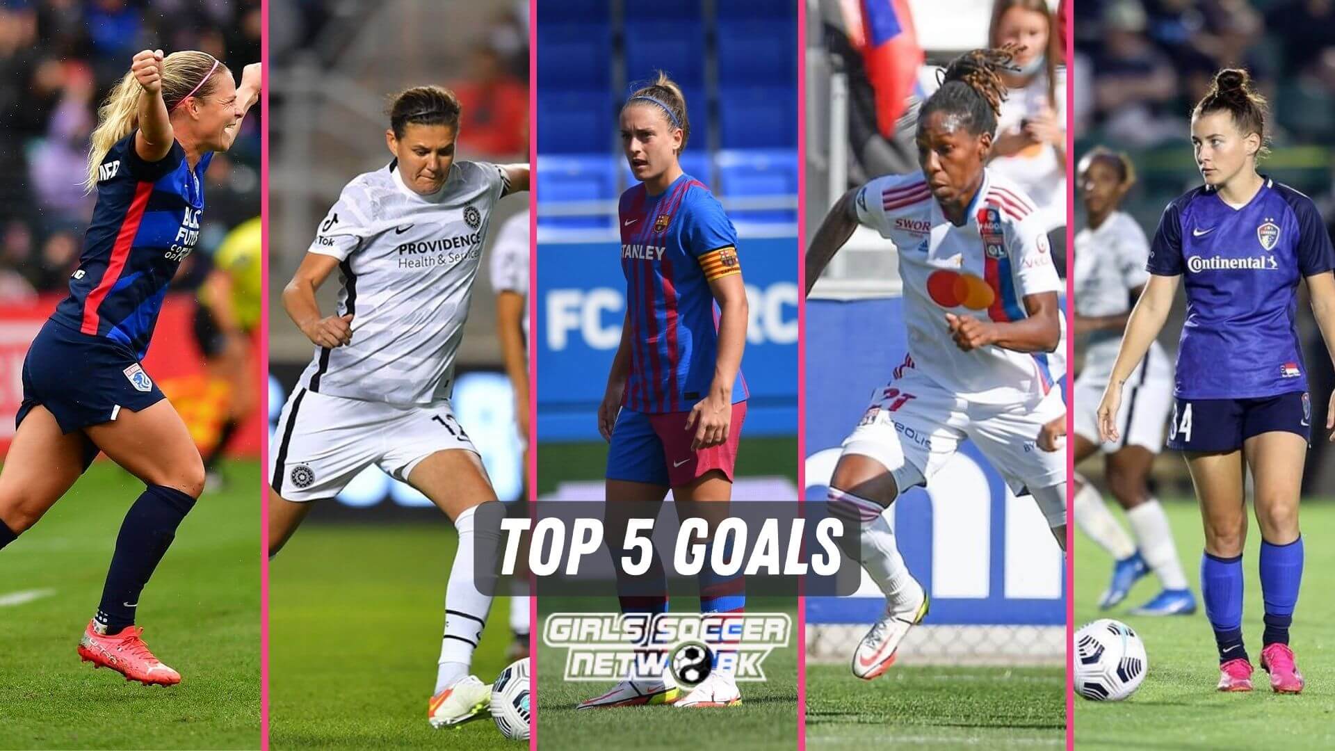 The best women's soccer goals this week come from three leagues