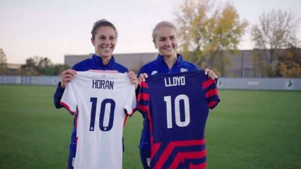 In women's soccer news, Carli Lloyd gave her jersey number to Lindsey Horan.