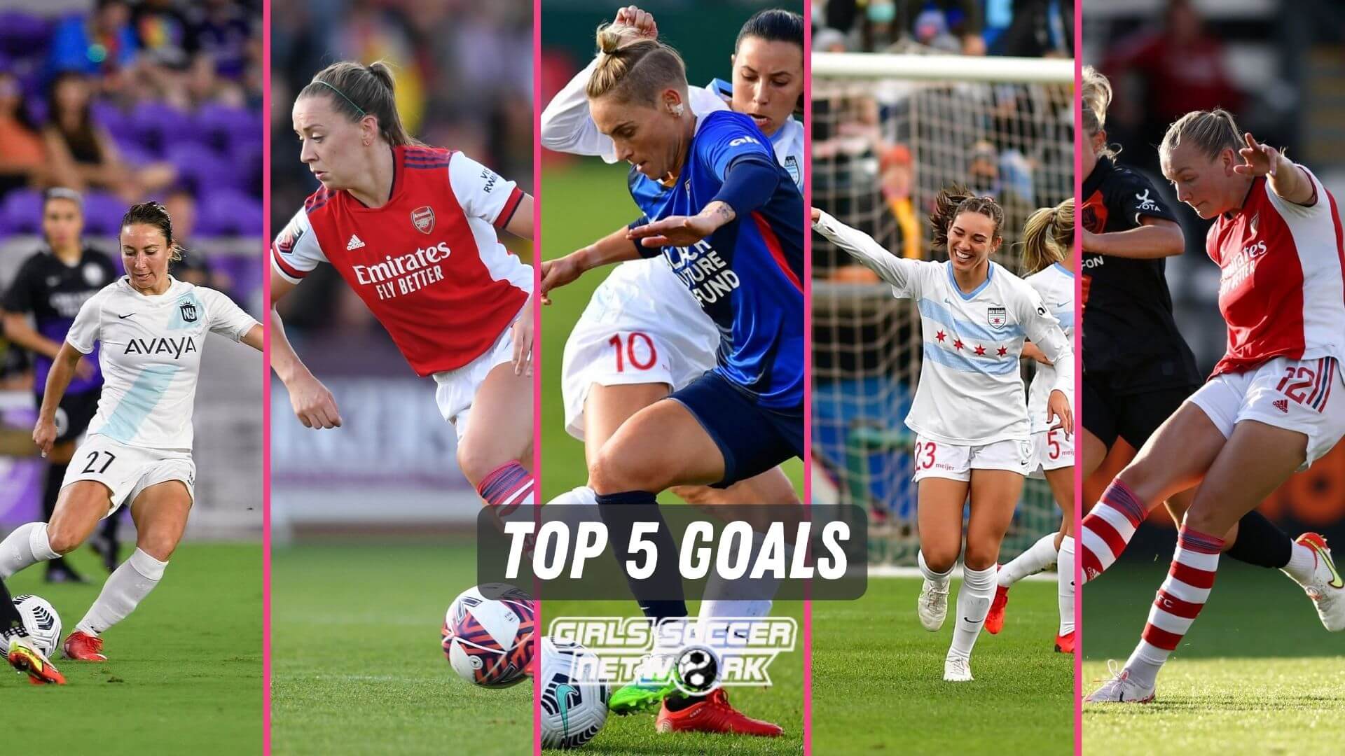 Best women's soccer goals from the NWSL and the FA WSL