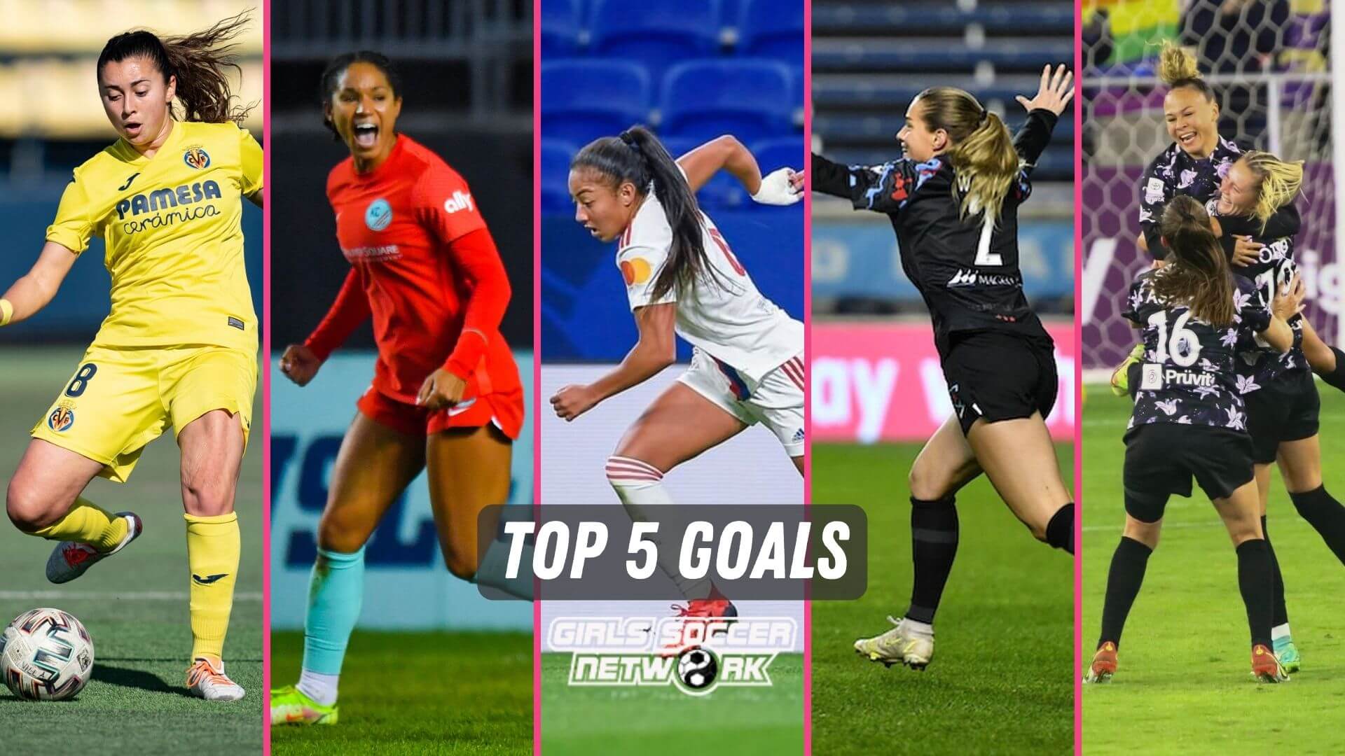 The best women's soccer goals come from the NWSL and Europe soccer leagues