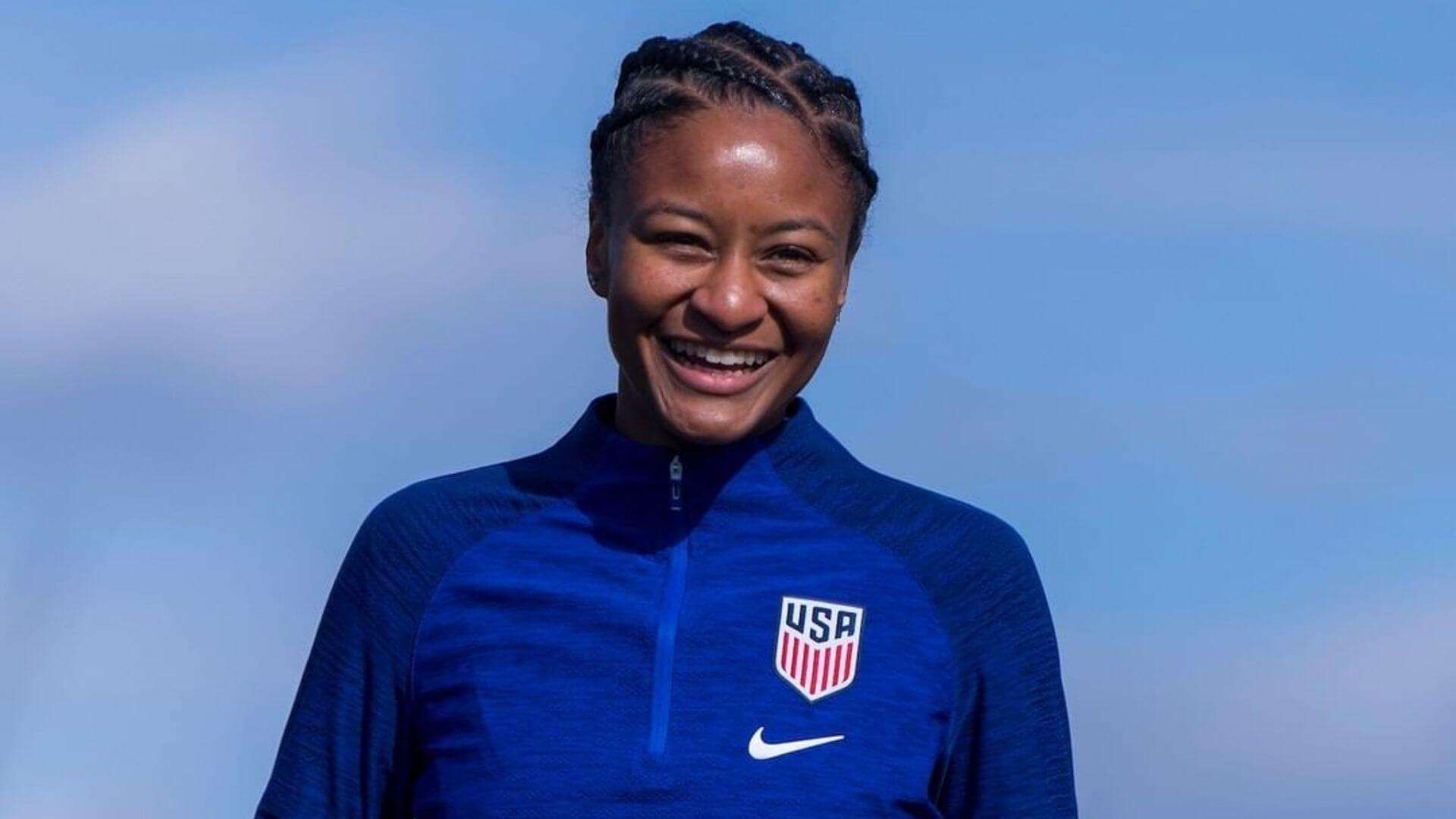 Imani Dorsey of the USWNT