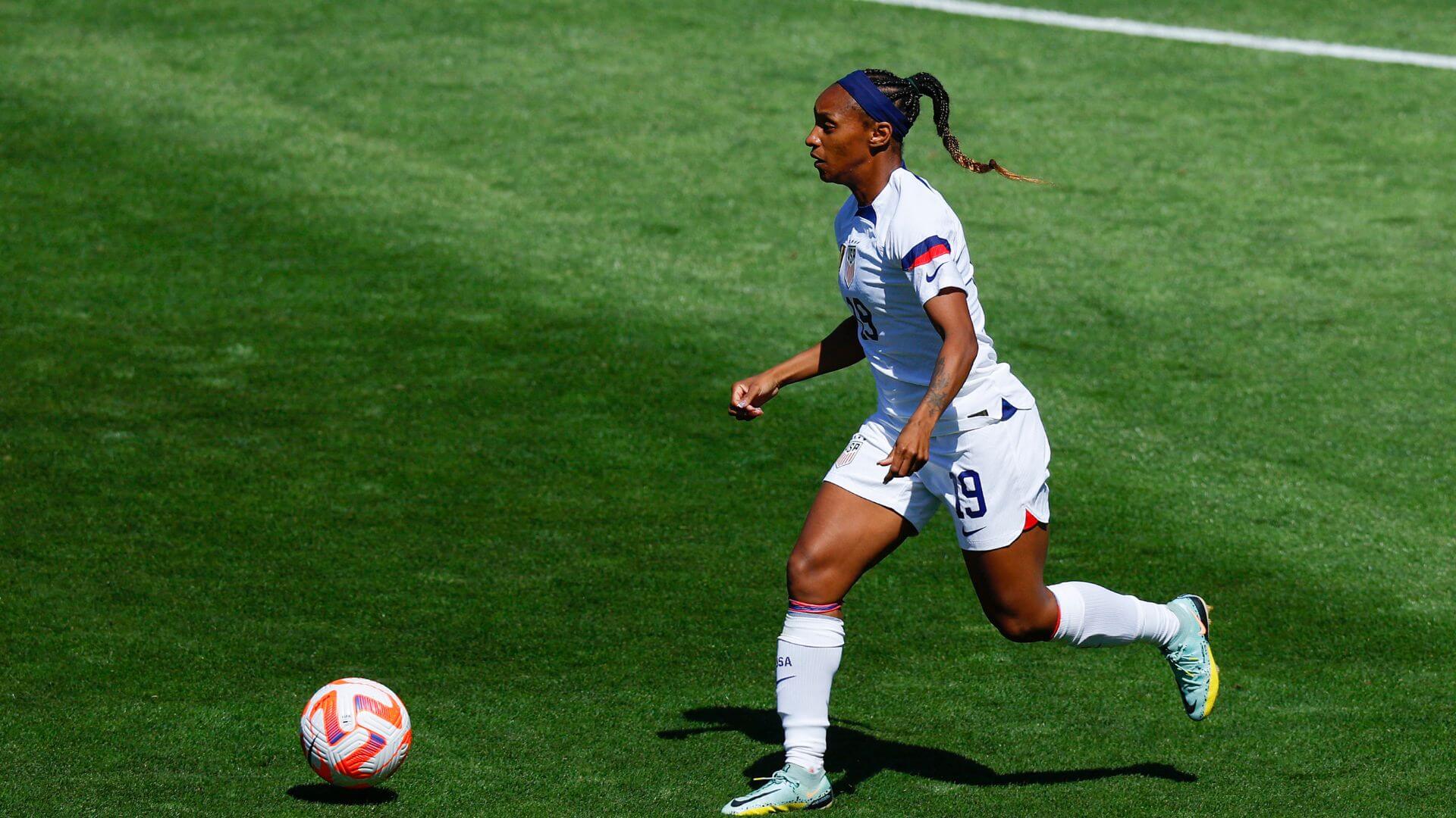 Crystal Dunn was a forward converted to outside back