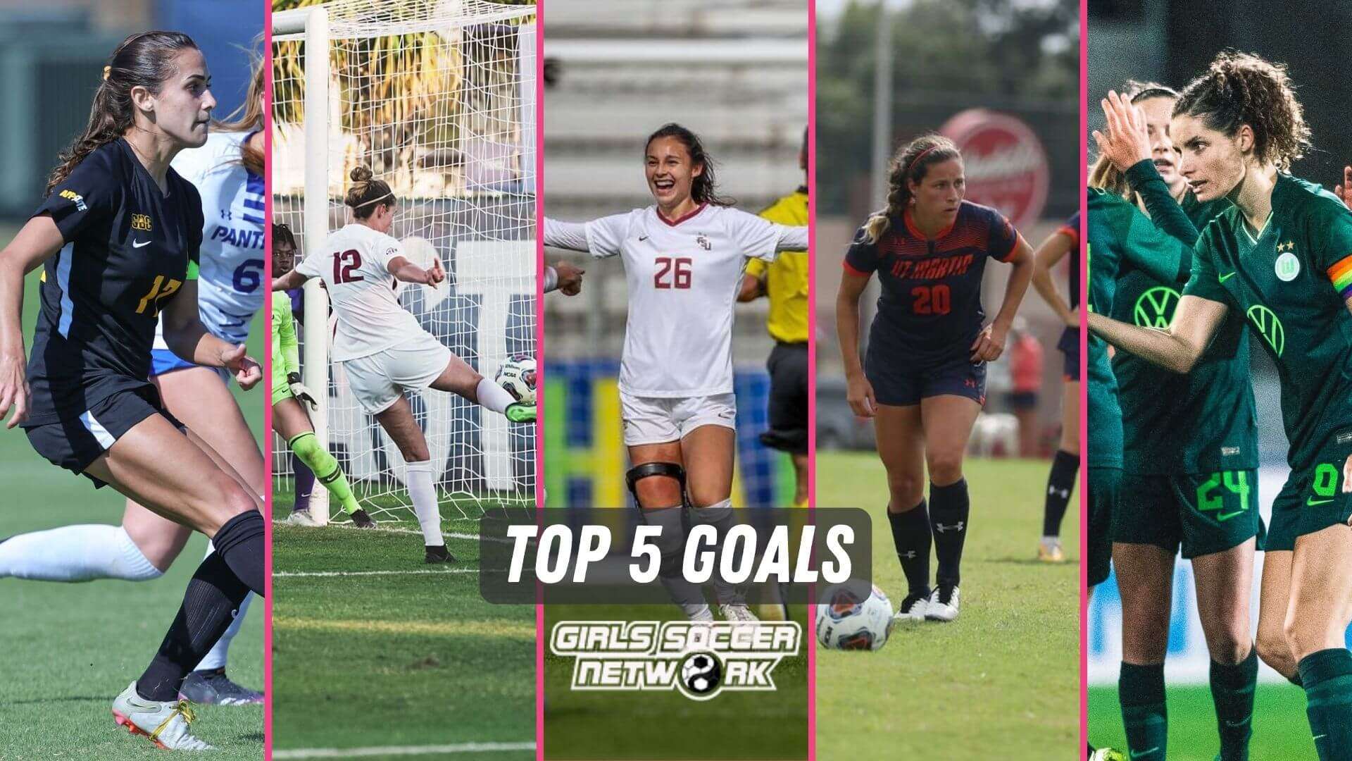 The best women's soccer goals from Europe and NCAA soccer