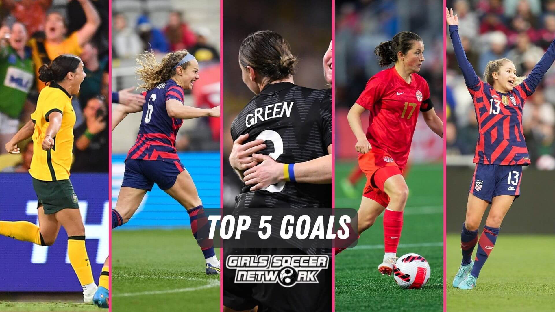 The best women's soccer goals from the international break