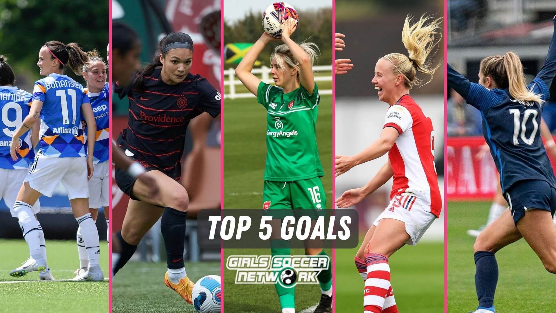 The best women's soccer goals of the week are here.