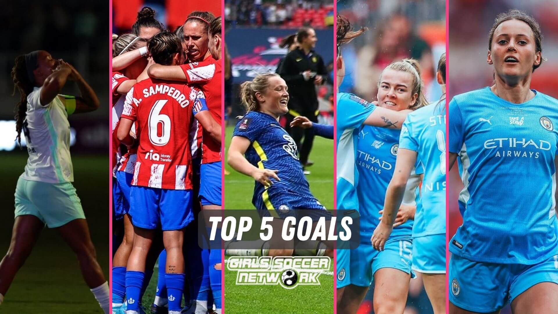 The best women's soccer goals of the week