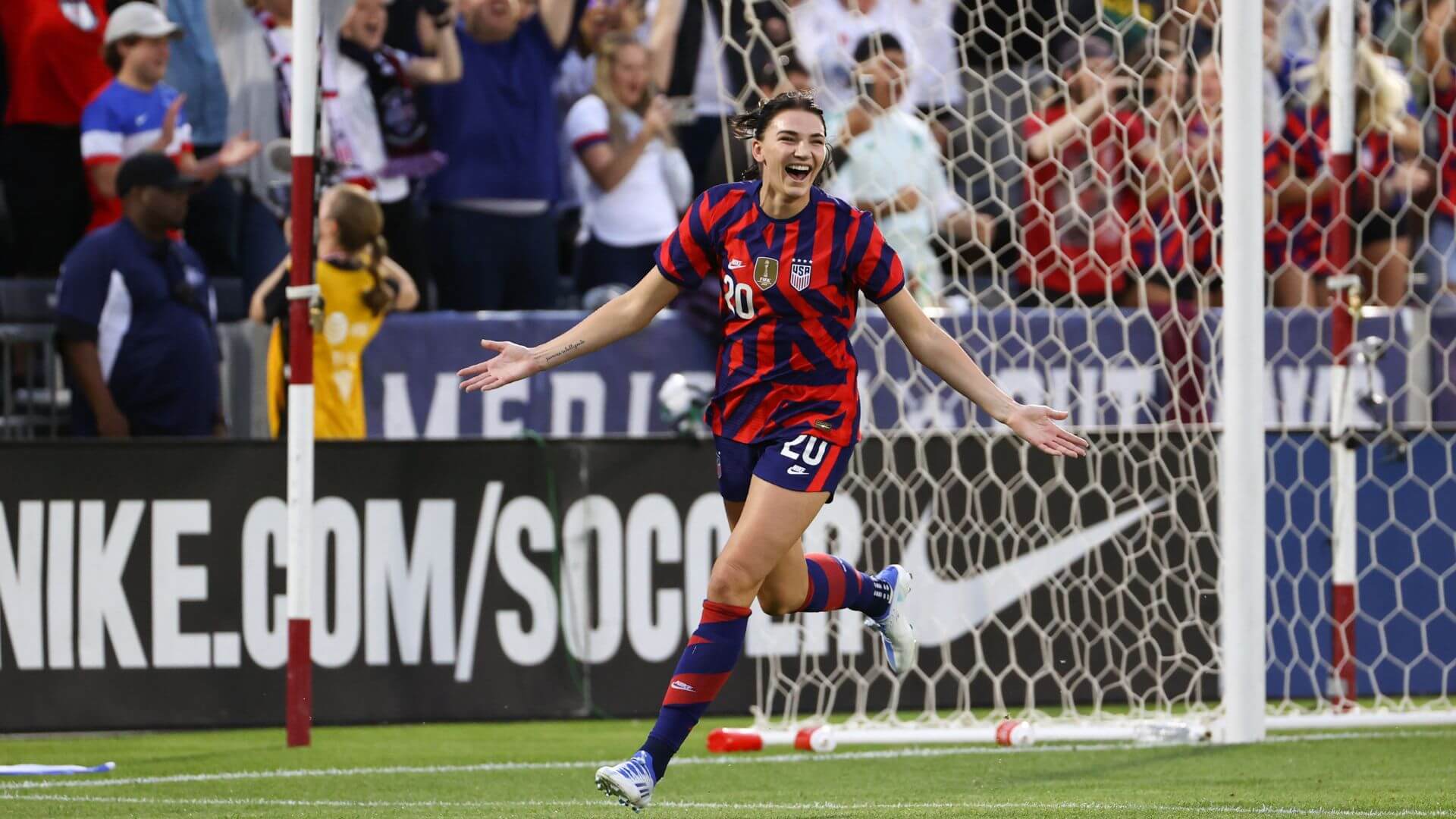 In women's soccer news, Taylor Kornieck scored her first USWNT goal