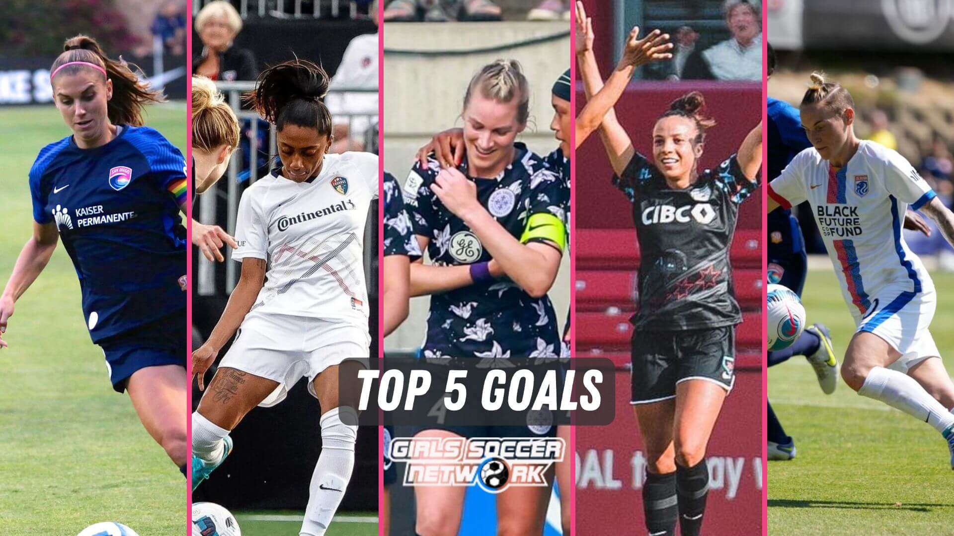 The best women's soccer goals of the week from the NWSL