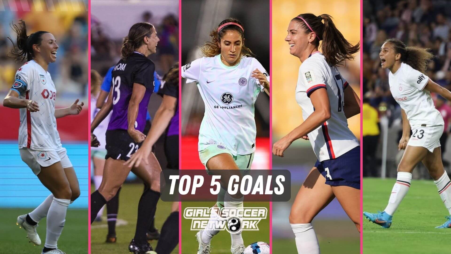 The best women's soccer goals of the week from the NWSL and USWNT