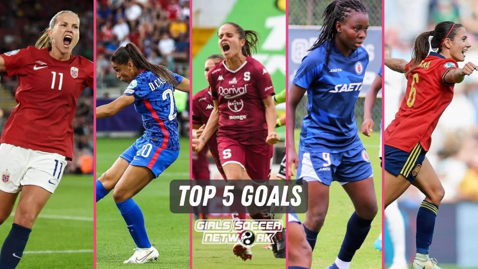 This week's best women's soccer goals