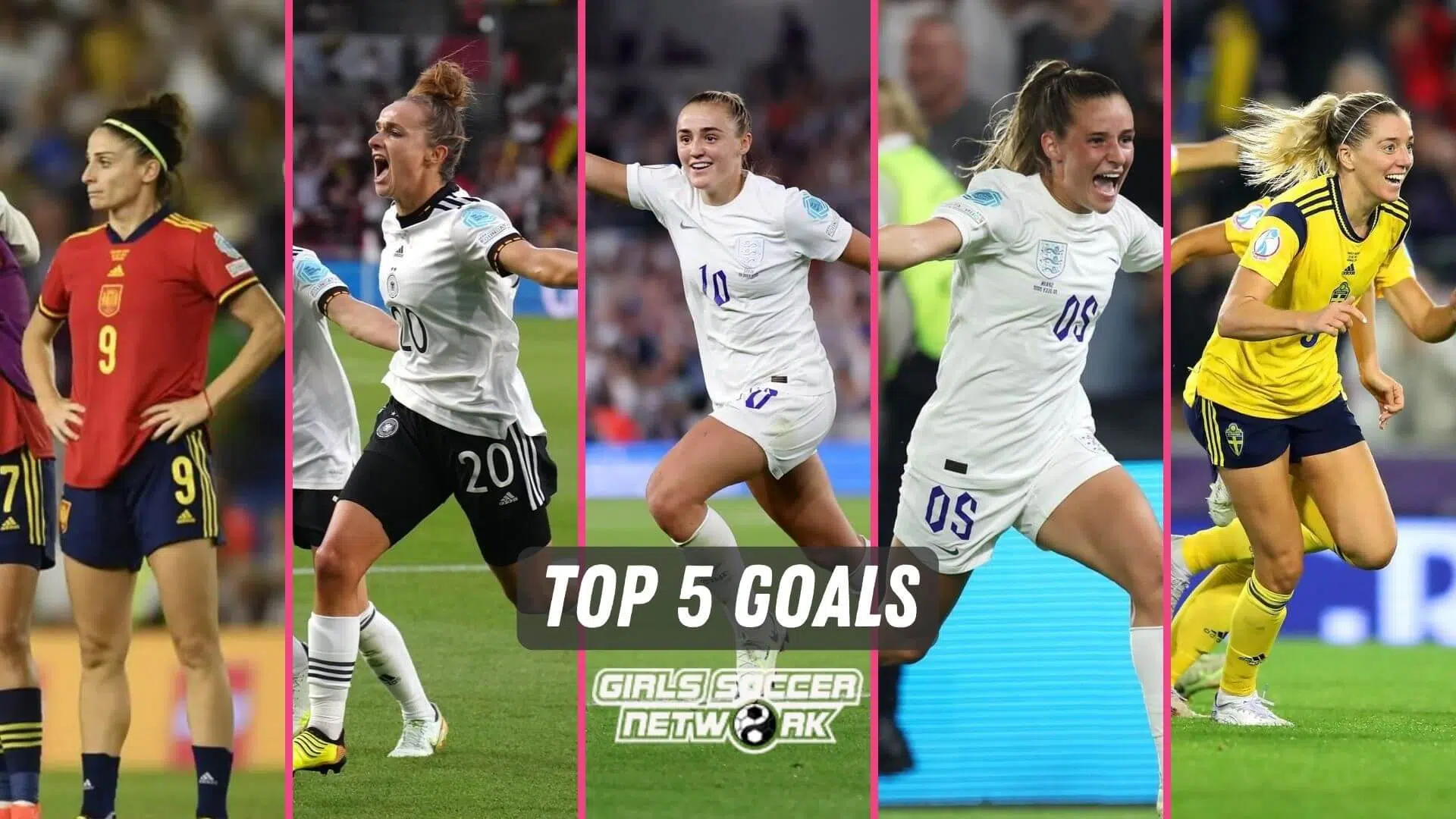 The best women's soccer goals from the EURO quarterfinal round