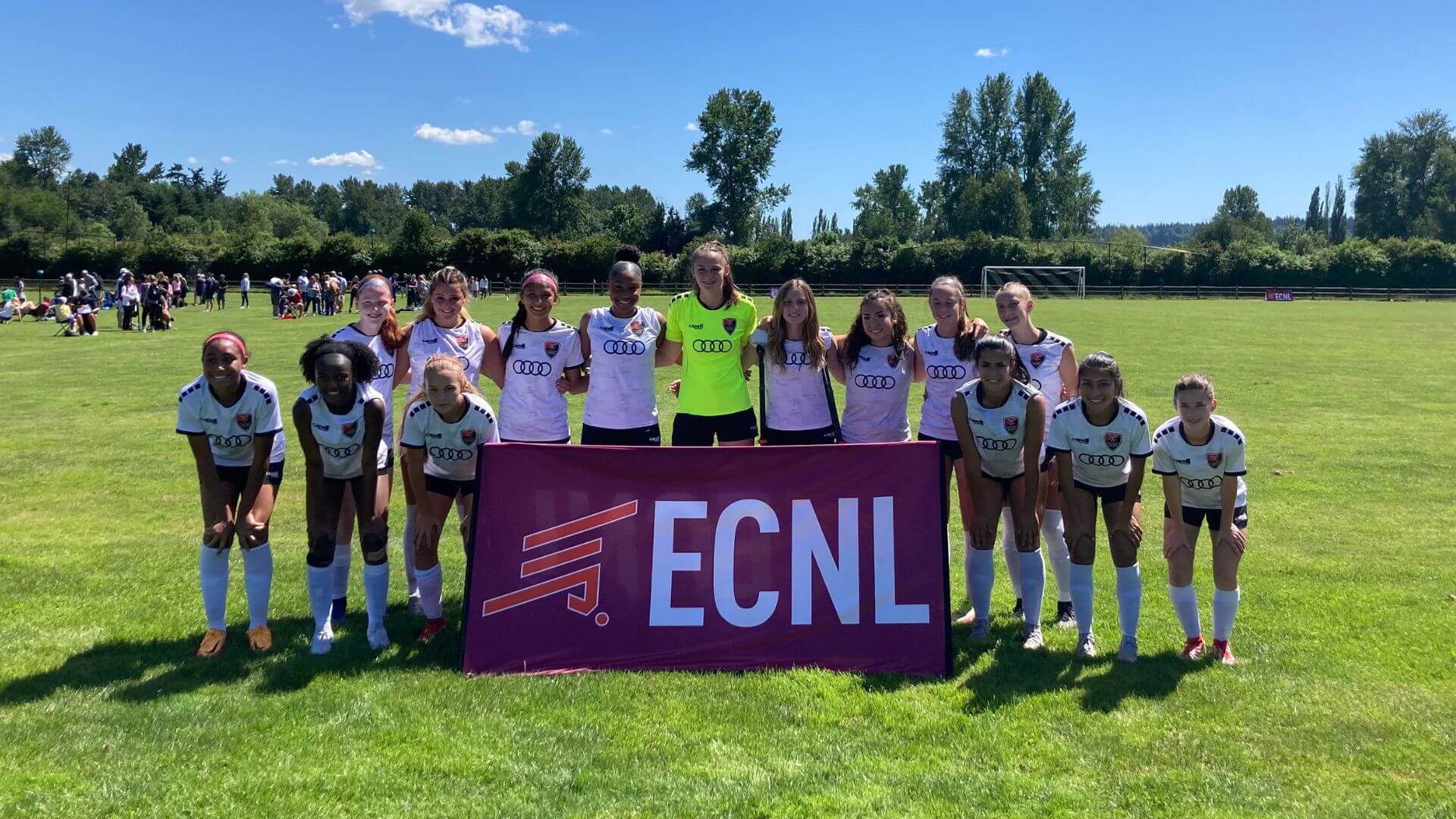 The Loudoun Soccer U16 ENCL Girls started a charity marathon