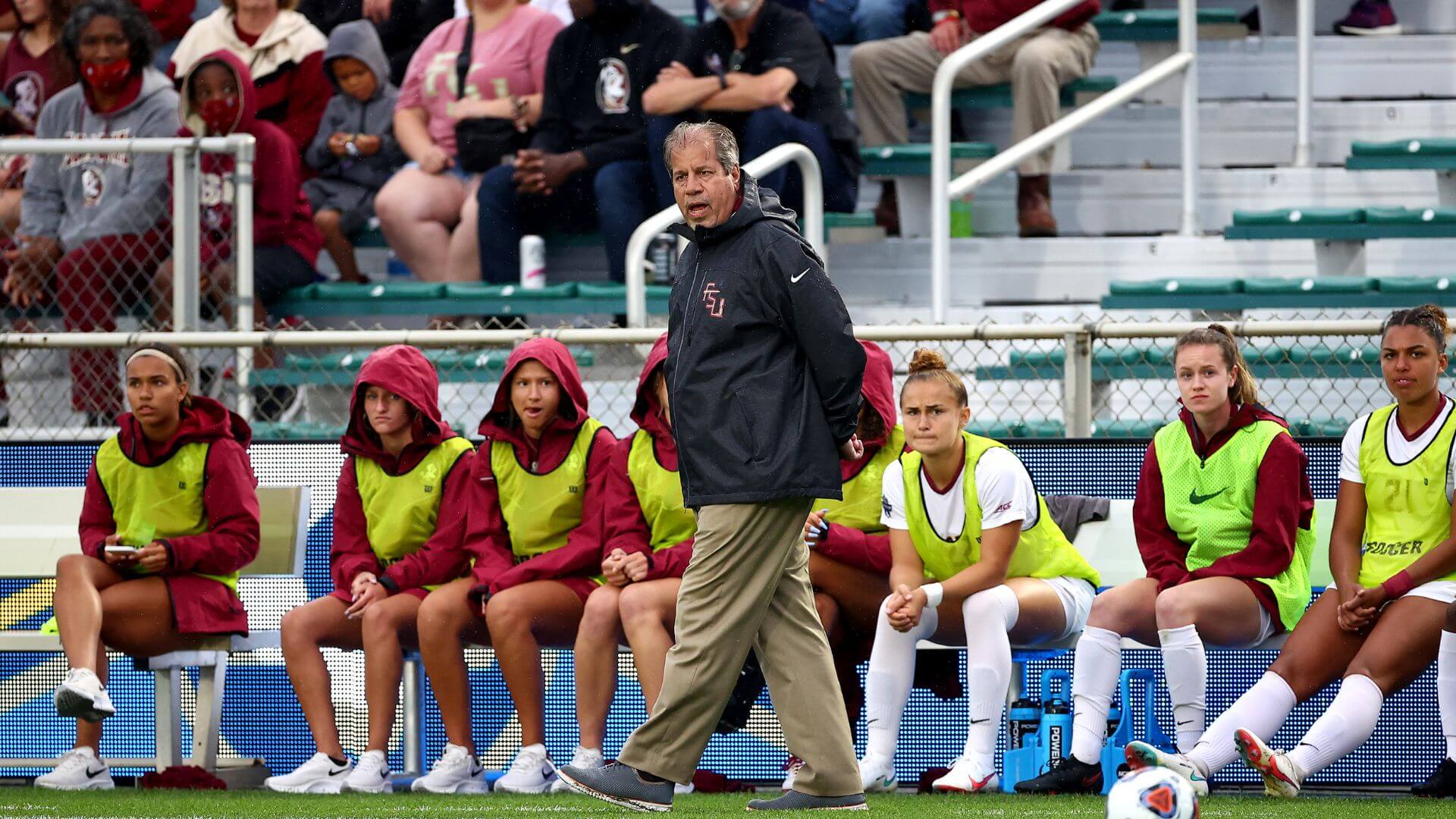 Mark Krikorian coaching FSU last year