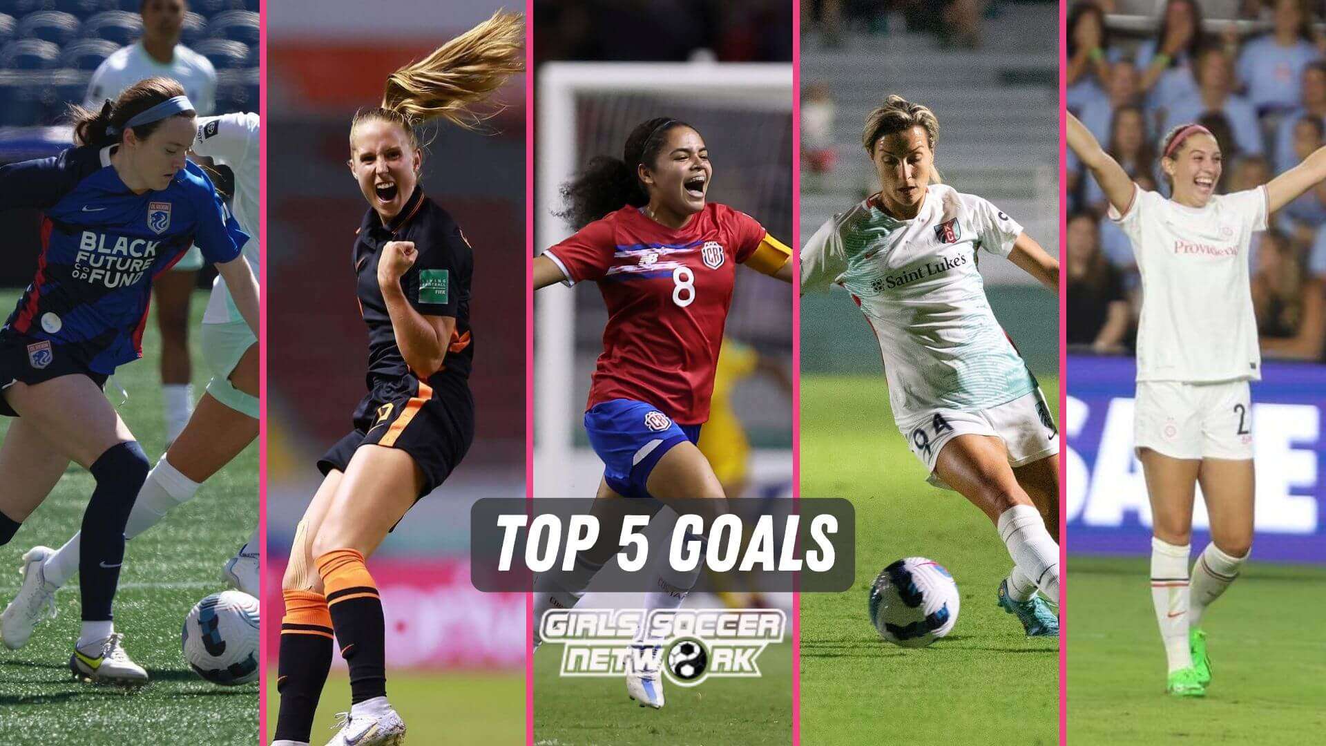 Alexandra Pinell scored one of the best women's soccer goals this week