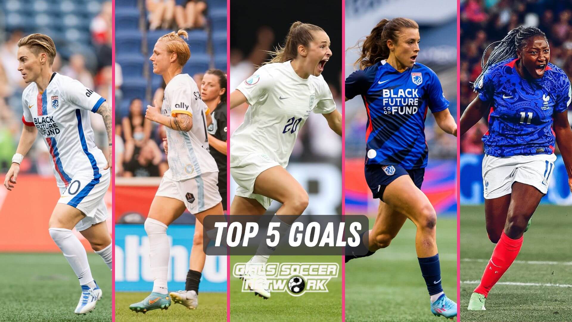 The best women's soccer goals from the Women's Euro and the NWSL