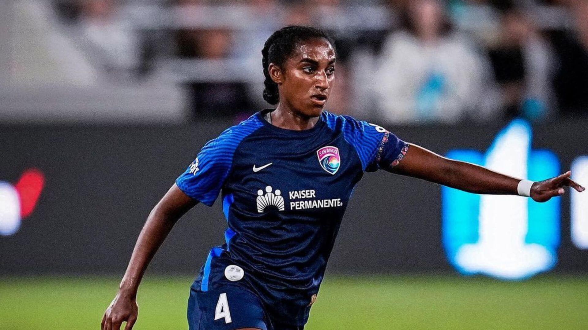 Naomi Girma as captain for San Diego