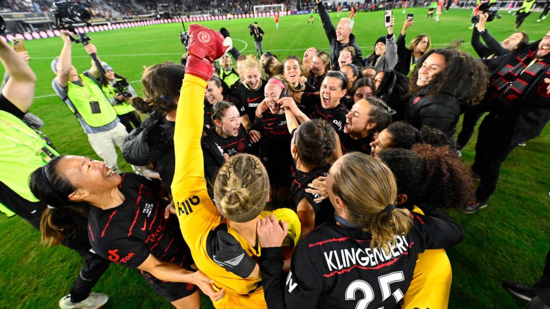 The Portland Thorns won the final in the 2022 NWSL season