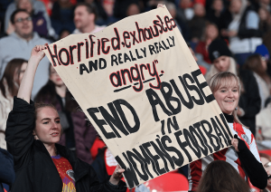 Fans standing against NWSL player abuse