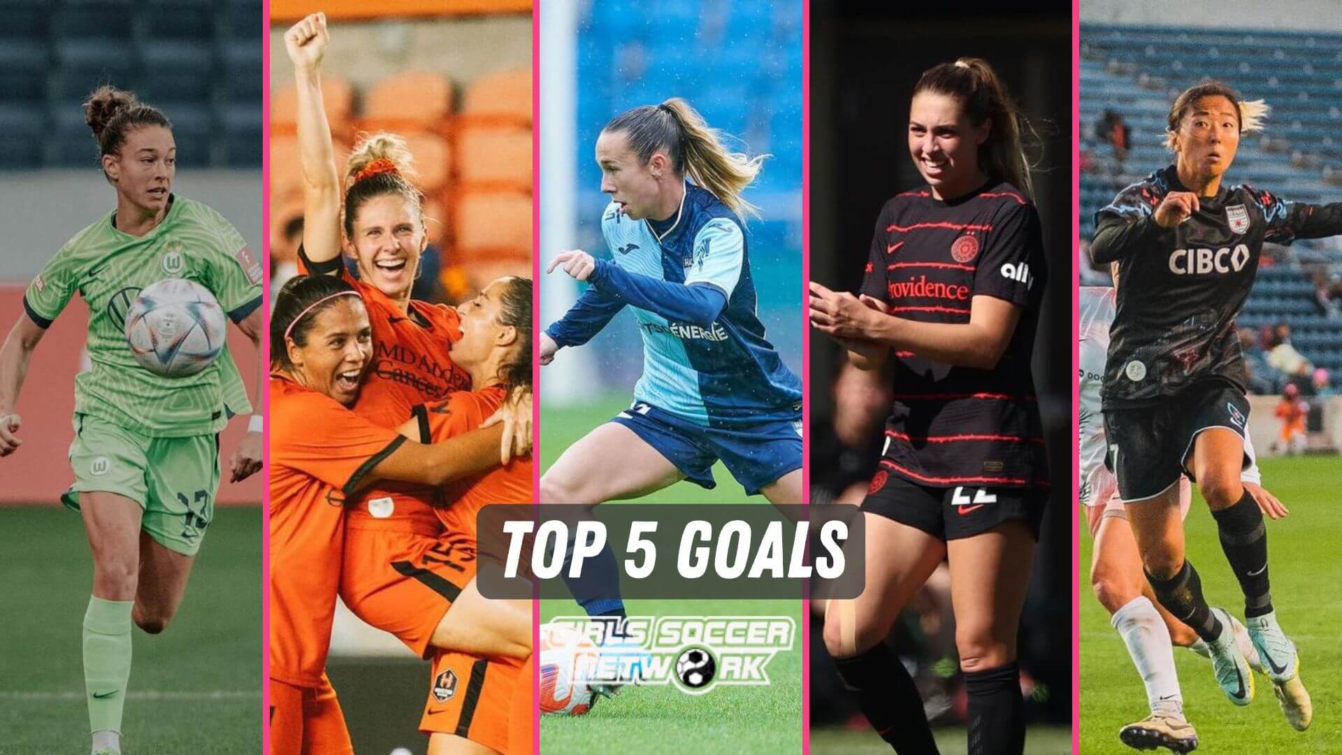 The best women's soccer goals from across the globe this week