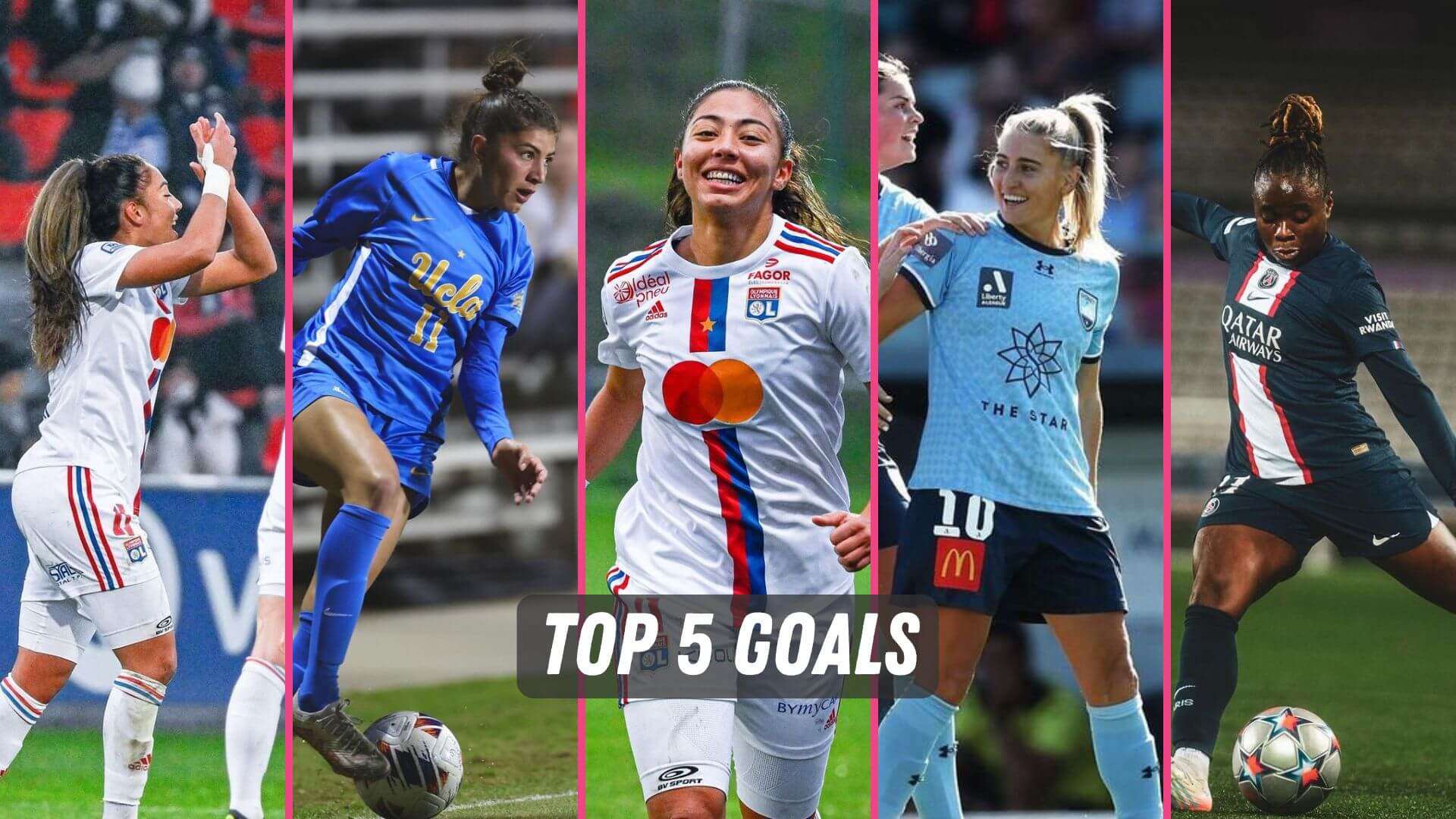 The best women's soccer goals of the week