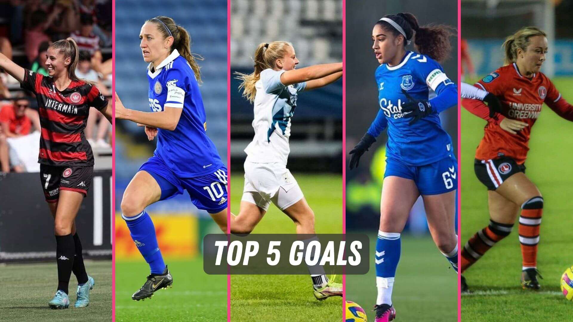 The best women's soccer goals of the week