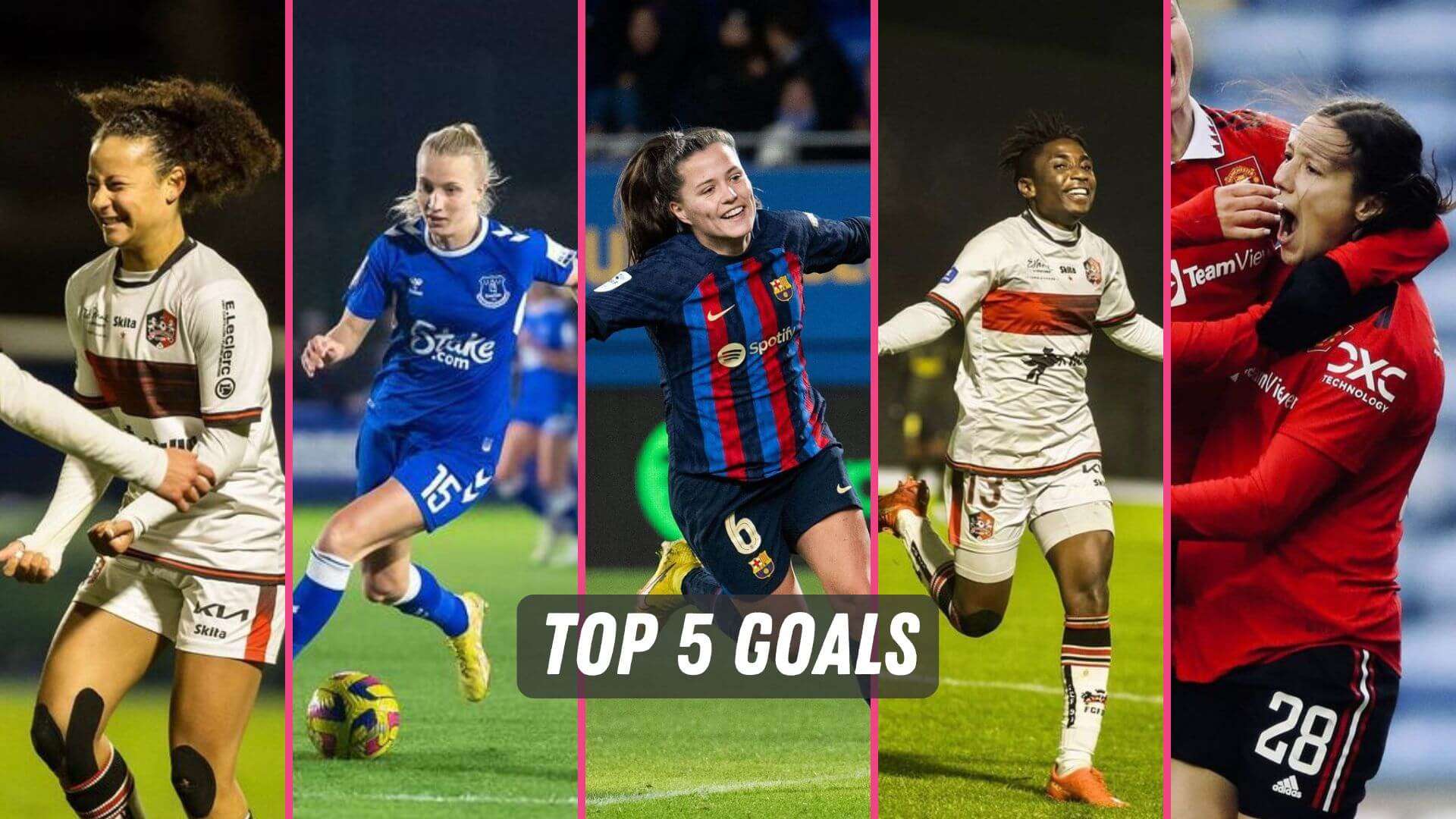 The best women's soccer goals this week