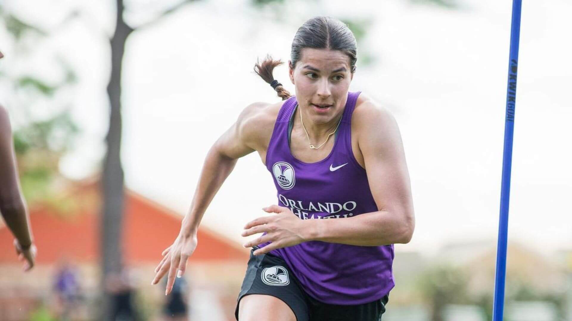 Emily Madril training with Orlando Pride