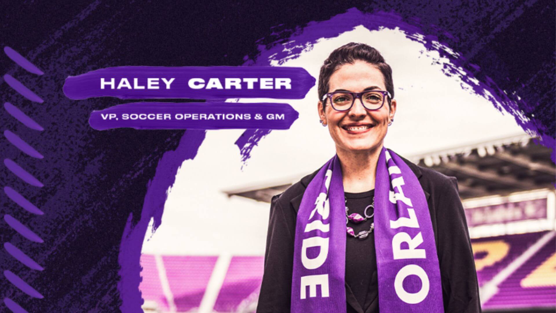 Haley Carter, the new VP and GM at the Orlando Pride.