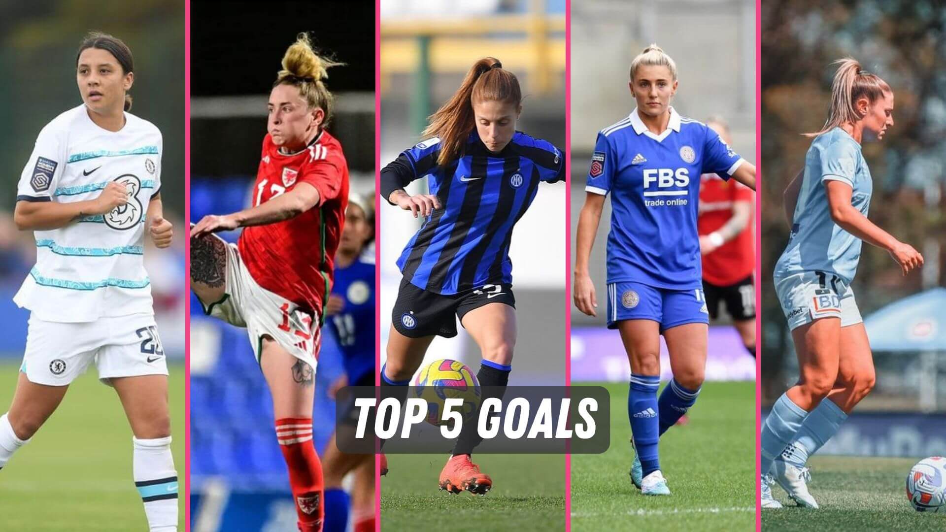 The best women's soccer goals of the week
