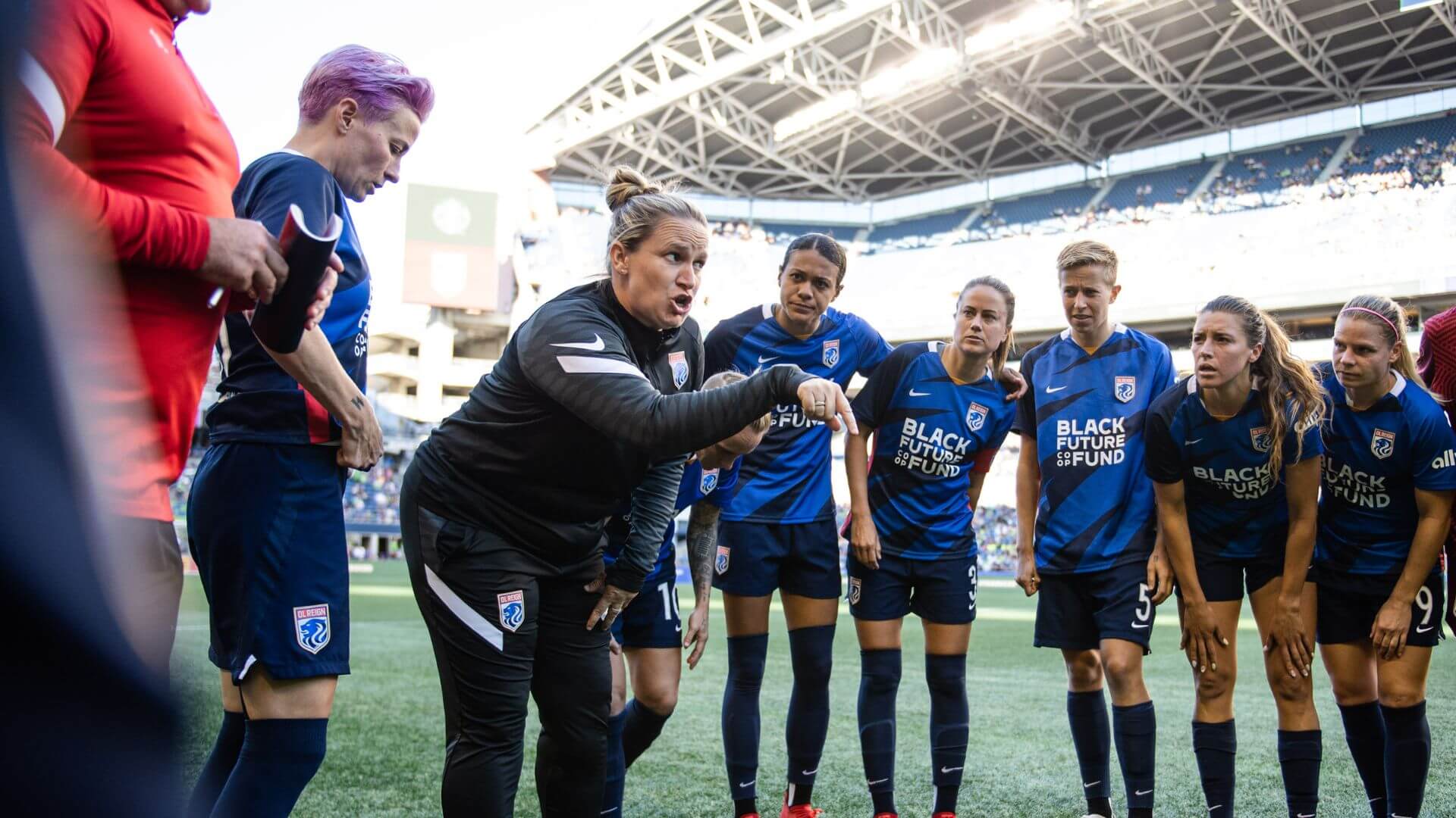 Laura Harvey is one of three women coaching in the NWSL