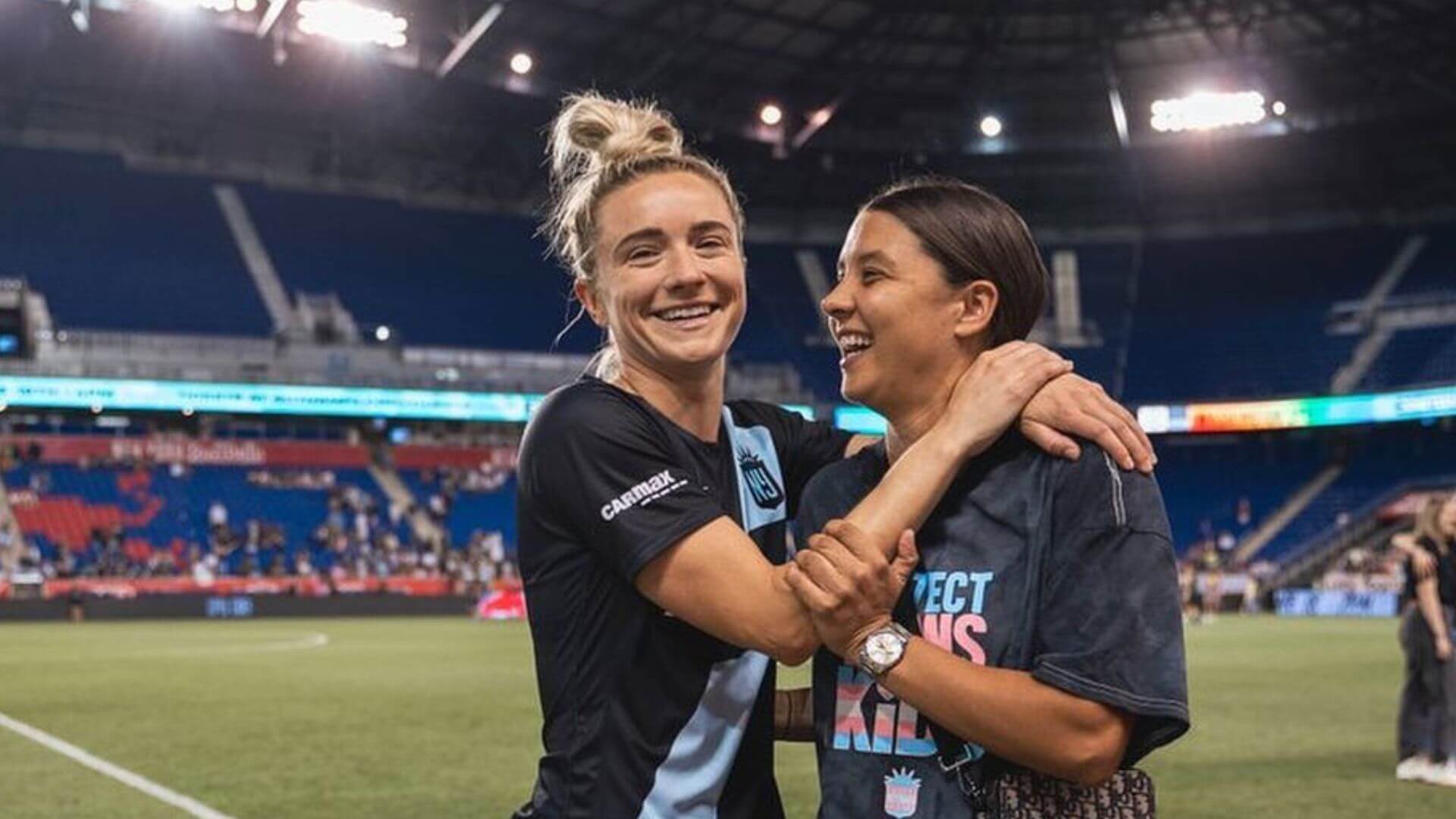Sam Kerr opens up about relationship with Kristie, Sam Mewis - Just Women's  Sports