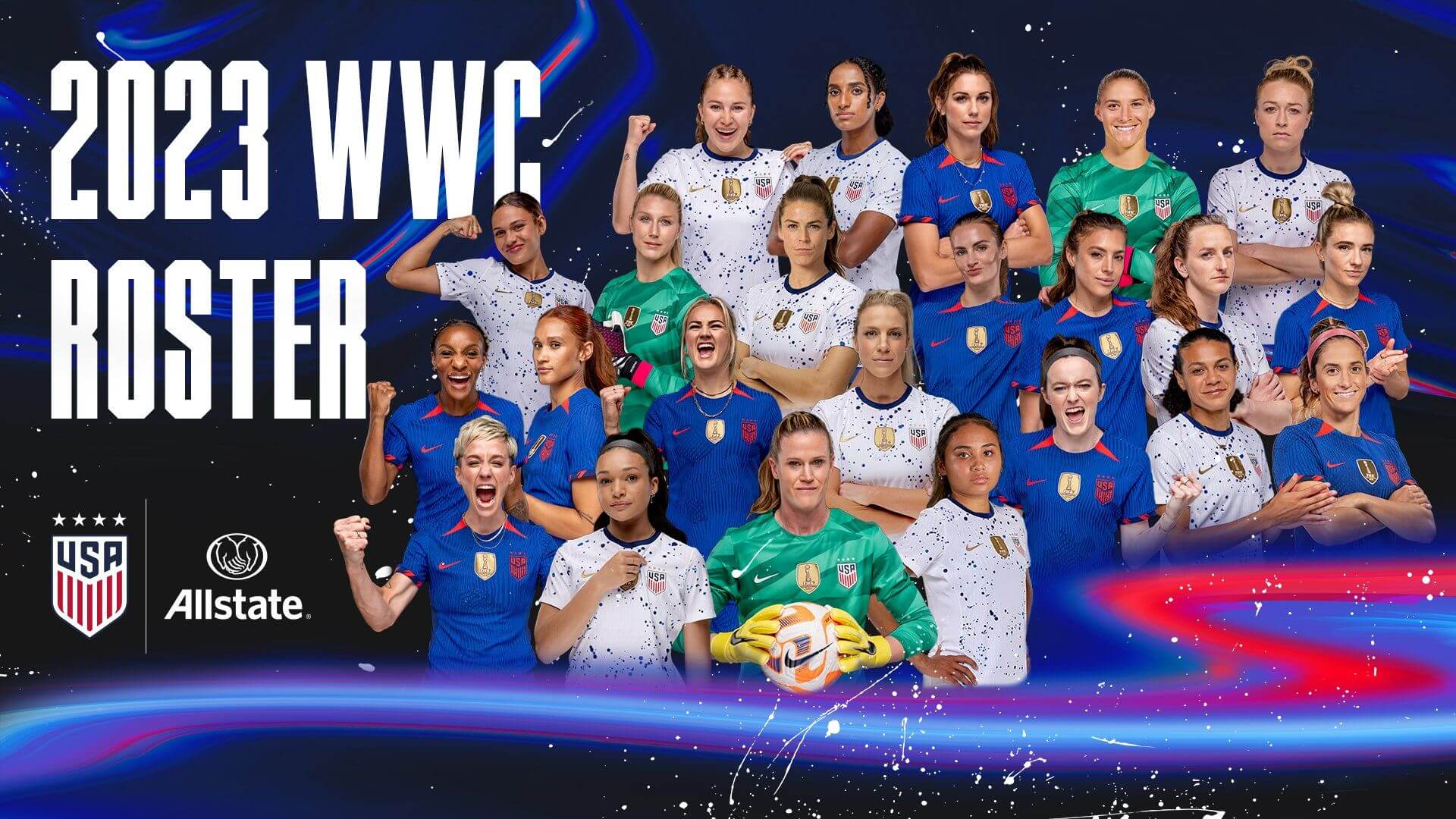 USWNT World Cup roster