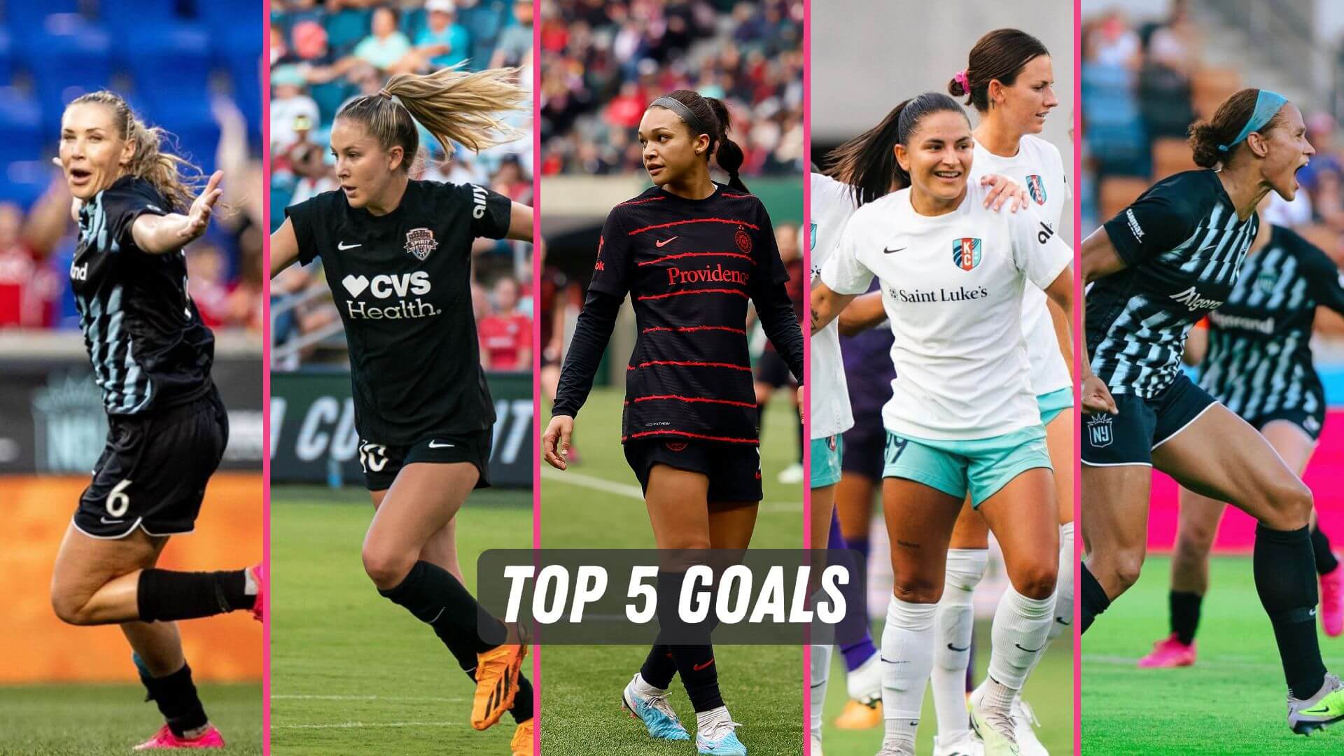 The best women's soccer goals this week from the NWSL