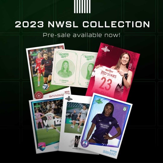 Parkside Collectibles women's soccer trading cards