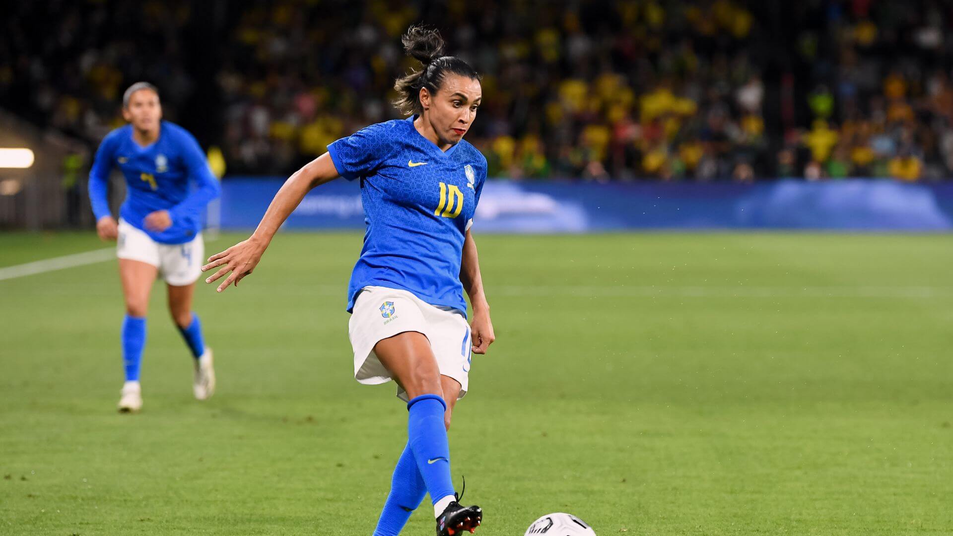 Marta, on the Brazil national team