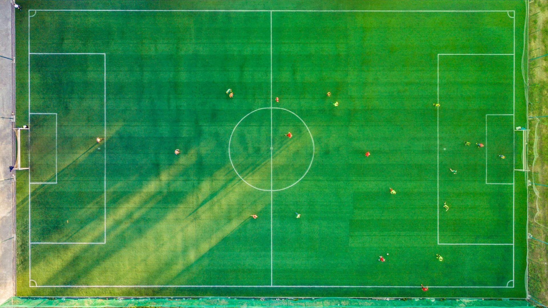 Soccer field formations