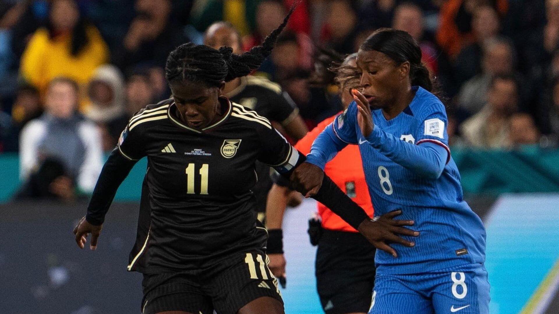 In Women's World Cup news, Jamaica tied France