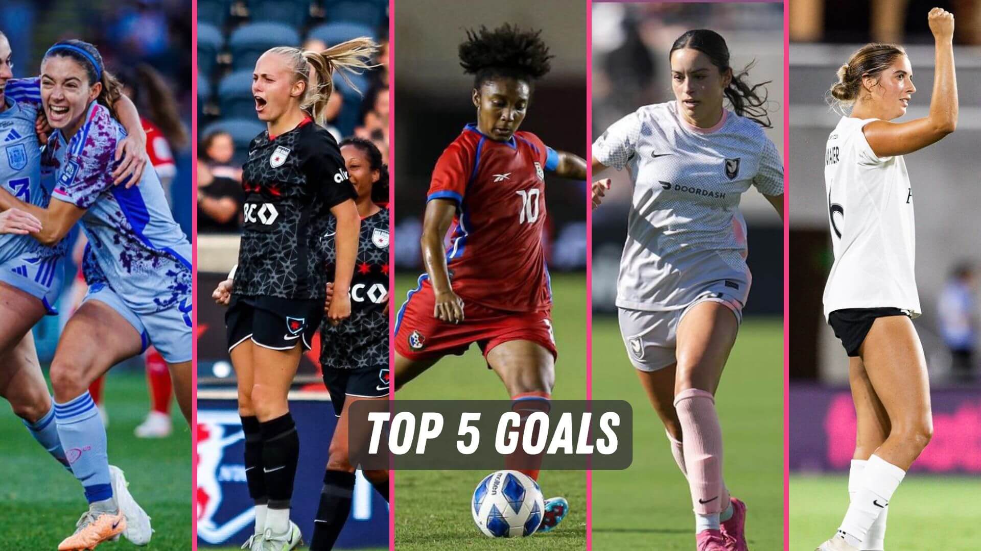 The top goals from the World Cup week three and NWSL