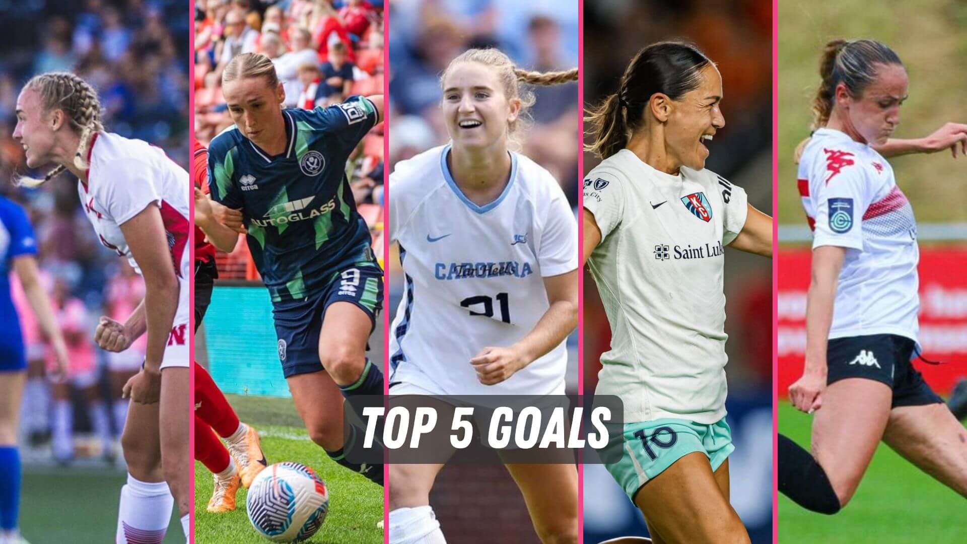 The best NWSL, Barclays, and NCAA soccer goals