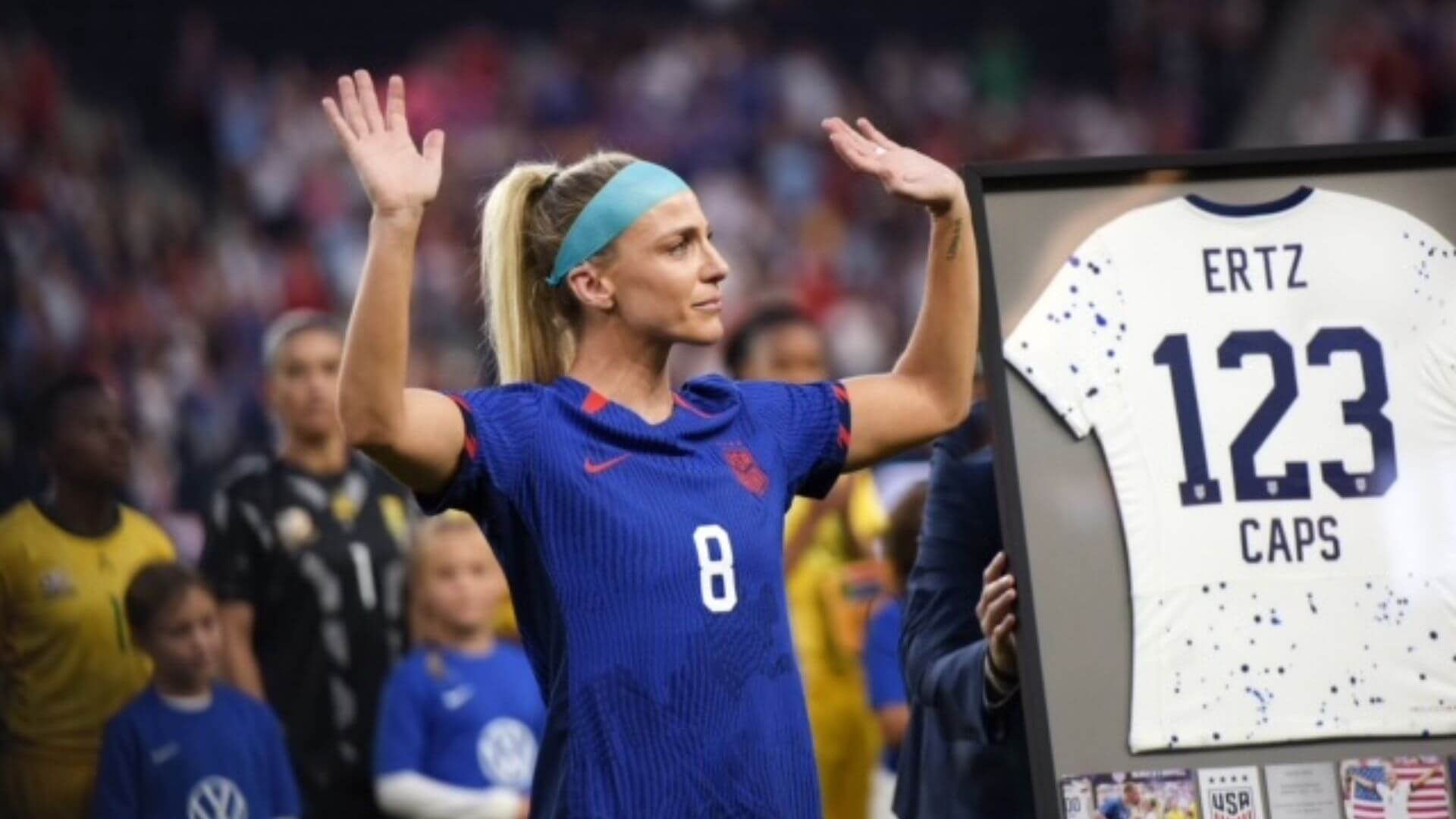 Megan Rapinoe and Julie Ertz final USWNT matches