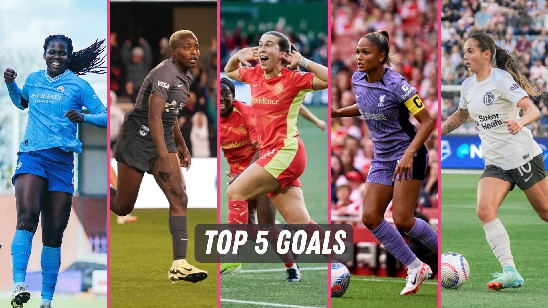 Best women's soccer goals from the NWSL and WSL